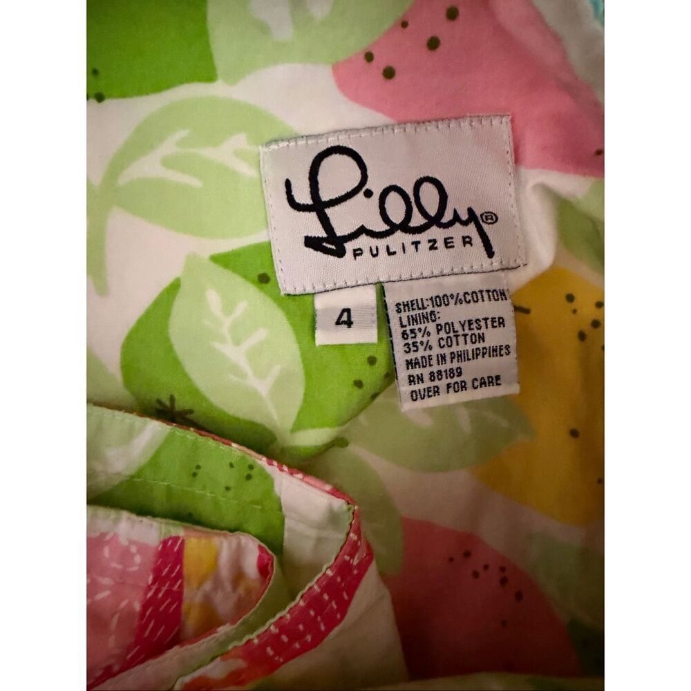 Vintage Lilly Pulitzer skirt size 4 - Picture 3 of 3